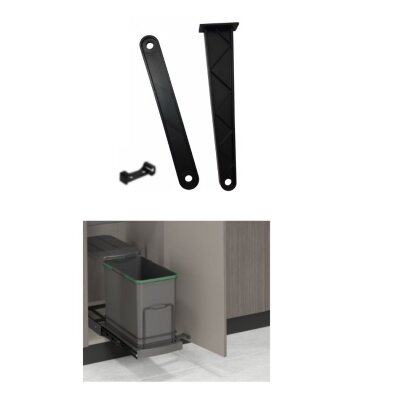 Starax Raylı Çöp Kovası Yedek Parça Kapak Bağlantı Elemanı Antrasit (STAR2-A) - Starax