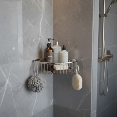 Starax Tekli Oval Köşe Süngerlik Krom Renk (S-8863-C) - Starax