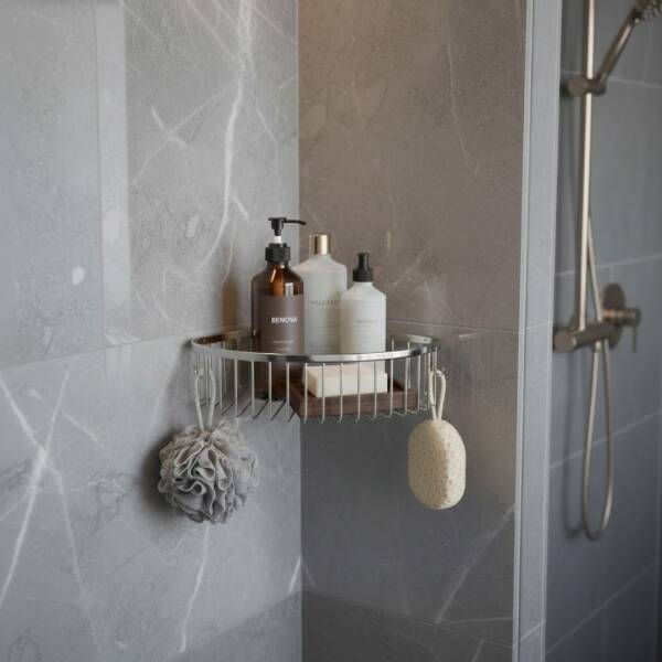 Starax Tekli Oval Köşe Süngerlik Krom Renk (S-8863-C) - 1