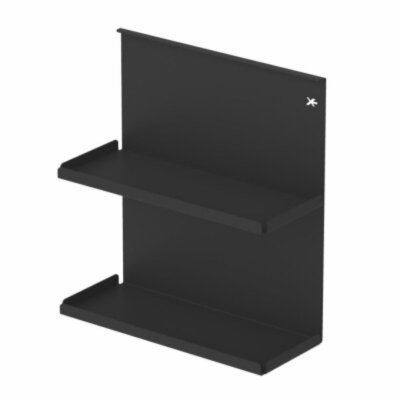 Starax Unique İki Raflı Baharatlık Antrasit Renk(S-4131-U-A) - Starax (1)