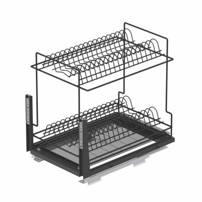 Starax 35cm Zemin Bağlantılı Tezgah Altı Tabaklık Antrasit Renk (S-2111-A) - Starax (1)