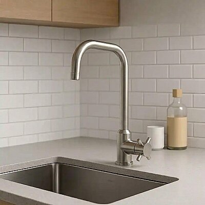 Nsk Sute Alsvik Inox Renk Eviye Bataryası (901.736.85) - Nsk