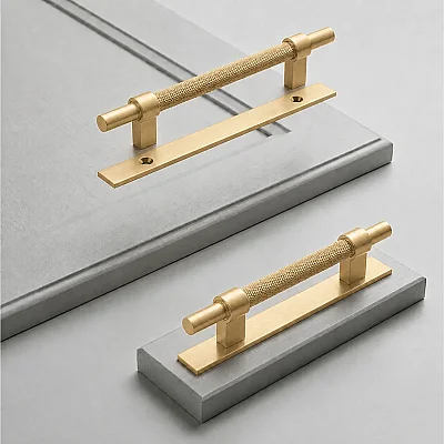 System Mobilya Kulp Tabanı Mat Altın Renk 192mm (SY0416 0192 BB) - 1
