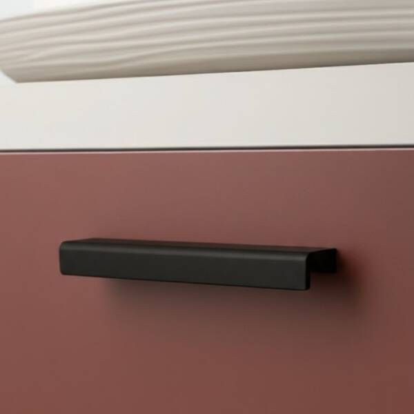 System Mobilya Kulbu Siyah Renk 128mm Kulp (SY1742 0128 AL6) - 1