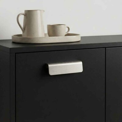 System Mobilya Kulbu Fırçalı Saten Renk 96mm Kulp (SY1743 0096 ELX2) - System