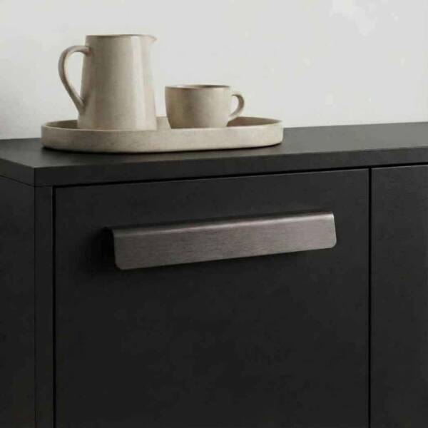 System Mobilya Kulbu Fırçalı Füme Renk 160mm Kulp (SY1743 0160 ELX1) - 1