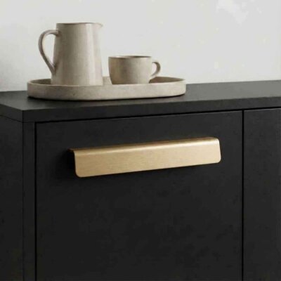 System Mobilya Kulbu Fırçalı Mat Altın Renk 160mm Kulp (SY1743 0160 ELX5) - System