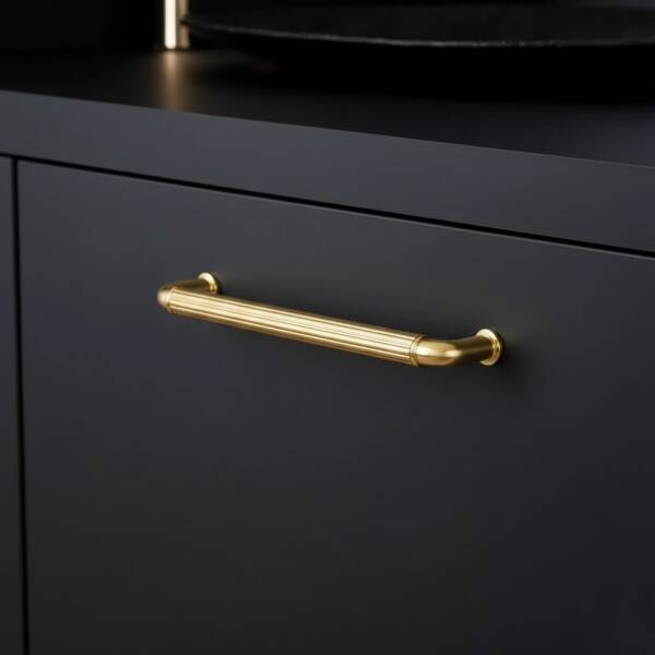 System Mobilya Kulbu Gold/Gold Branch Renk 192mm Kulp (SY4682 0192 GL-GB) - 1