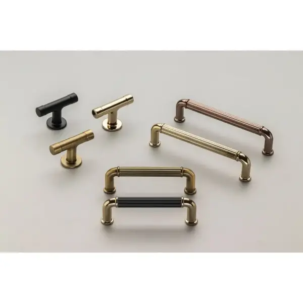 System Mobilya Kulbu Gold/Gold Branch Renk 320mm Kulp (SY4682 0320 GL-GB) - 3
