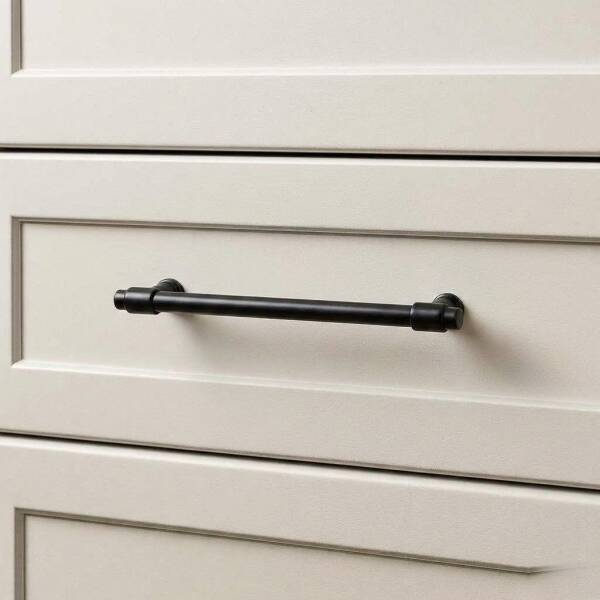 System Mobilya Kulbu Siyah Renk 128mm Kulp (SY4686 0128 AL6-AL6) - 1