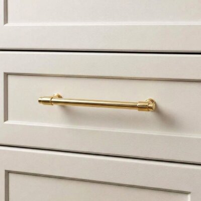 System Mobilya Kulbu Altın Renk 128mm Kulp (SY4686 0128 GL-GL) - System