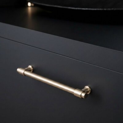 System Mobilya Kulbu Saten Renk 128mm Kulp (SY4686 0128 NB-NB) - System