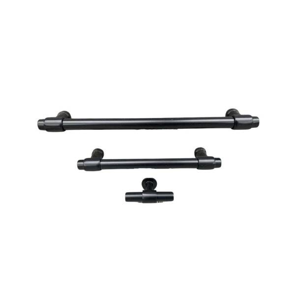 System Mobilya Kulbu Siyah Renk 192mm Kulp (SY4686 0192 AL6-AL6) - 1