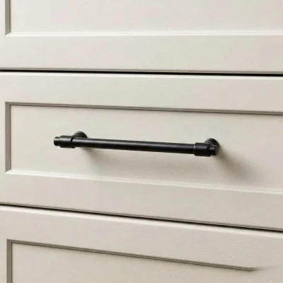 System Mobilya Kulbu Siyah Renk 192mm Kulp (SY4686 0192 AL6-AL6) - 1