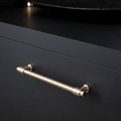 System Mobilya Kulbu Saten Renk 192mm Kulp (SY4686 0192 NB-NB) - System