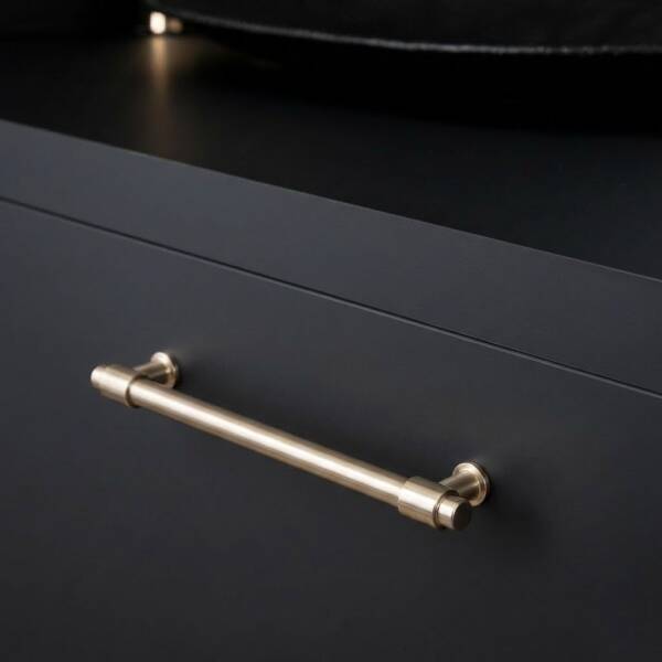 System Mobilya Kulbu Saten Renk 192mm Kulp (SY4686 0192 NB-NB) - 1