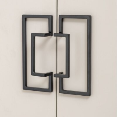 System Mobilya Kulbu Siyah Renk 96mm Kulp (SY4703 0096 AL6) - System