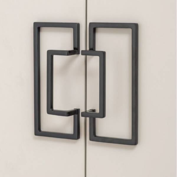 System Mobilya Kulbu Siyah Renk 96mm Kulp (SY4704 0096 AL6) - 1