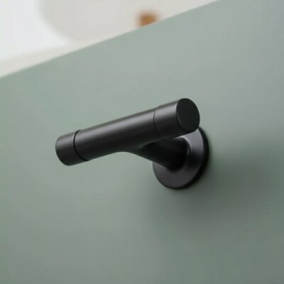 System Düğme Mobilya Kulbu Siyah Renk 55mm Tek Delikli Kulp (SY4710 0008 AL6) - System