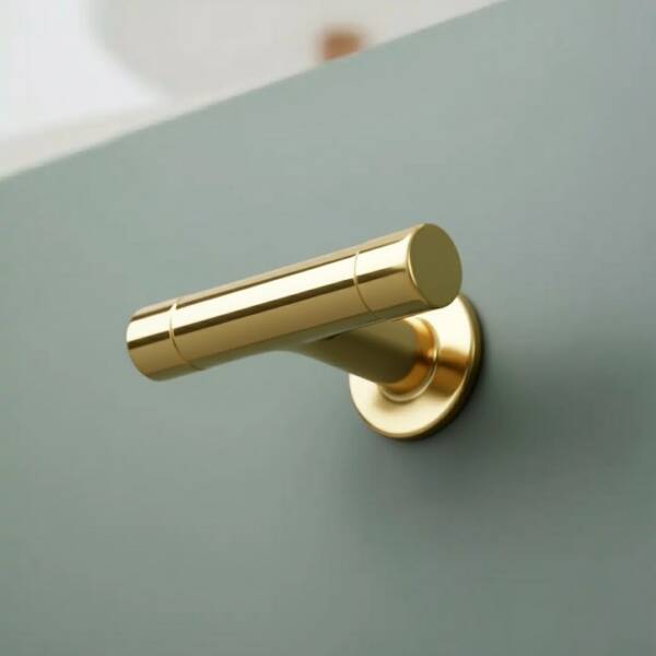 System Düğme Mobilya Kulbu Altın Renk 55mm Tek Delikli Kulp (SY4710 0008 GL) - 1