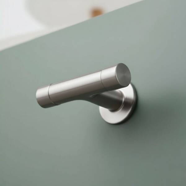 System Düğme Mobilya Kulbu Saten Renk 55mm Tek Delikli Kulp (SY4710 0008 NB) - 1