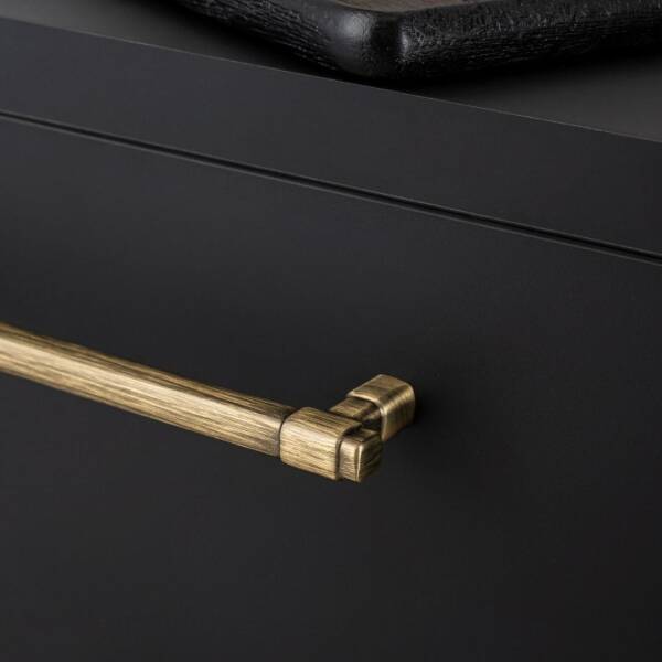 System Mobilya Kulbu Antik Renk 96mm Kulp (SY4712 0096 ABM) - 1