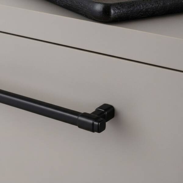 System Mobilya Kulbu Siyah Renk 160mm Kulp (SY4712 0160 AL6) - 1