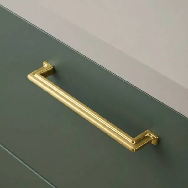 System Mobilya Kulbu Gold Branch Renk 96mm Kulp (SY4714 0096 GB) - 1