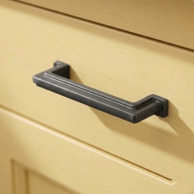 System Mobilya Kulbu Füme Renk 160mm Kulp (SY4714 0160 BBN) - System