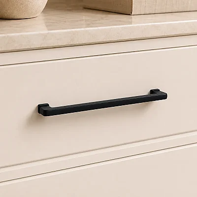 System Mobilya Kulbu Siyah Renk 160mm Kulp (SY4715 0160 AL6) - 1