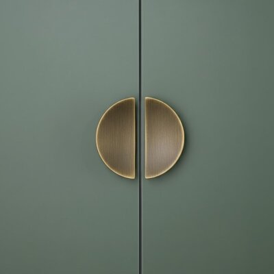 System Düğme Yarım Daire Mobilya Kulbu Antik Renk 16mm Kulp (SY4716 0016 ABM) - System