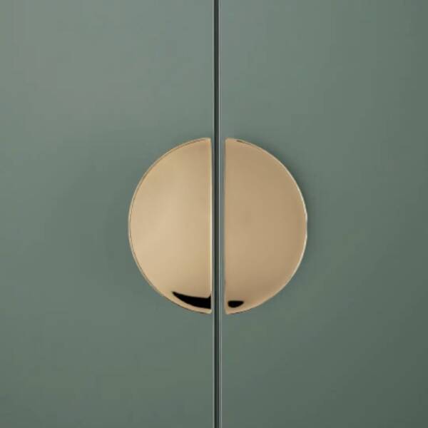 System Düğme Yarım Daire Mobilya Kulbu Altın Renk 16mm Kulp (SY4716 0016 GL) - 1