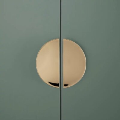 System Düğme Yarım Daire Mobilya Kulbu Altın Renk 32mm Kulp (SY4716 0032 GL) - 1