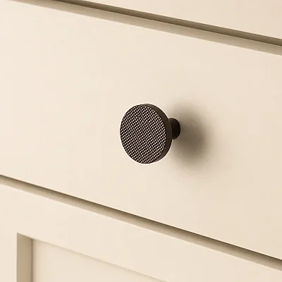 System Mobilya Kulbu Fırçalı Bronz Renk 8mm Düğme Kulp (SY4722 0008 ELX3) - 1