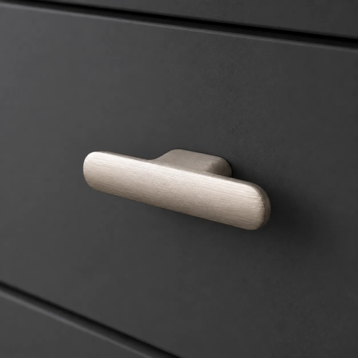 System Düğme Mobilya Kulbu Fırçalı Saten Renk 16mm Kulp (SY4725 0016 ELX2)	 - 1