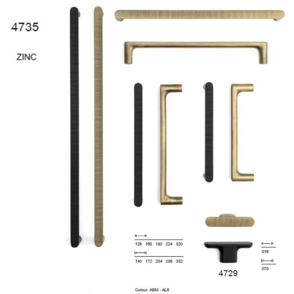 System Mobilya Kulbu Siyah Renk 160mm Kulp (SY4735 0160 AL6) - 3