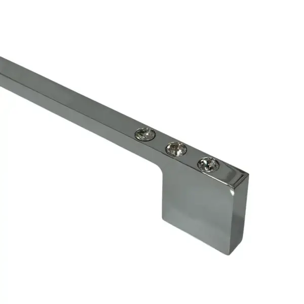 System Mobilya Kulbu Krom Renk Taşlı 160mm Kulp (SY6572 0160 CR-SW08) - 2