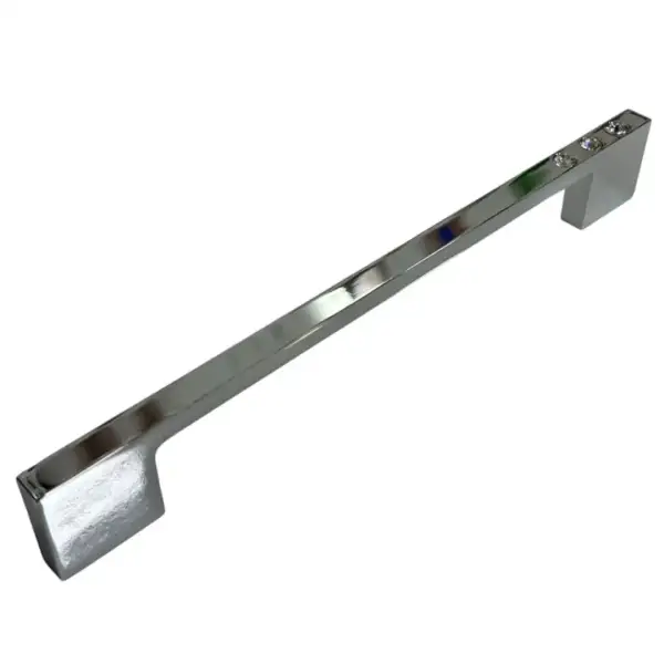 System Mobilya Kulbu Krom Renk Taşlı 160mm Kulp (SY6572 0160 CR-SW08) - 3