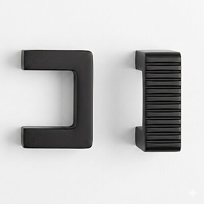 System Düğme Mobilya Kulbu Siyah Renk 32mm Kulp (SY6721 0032 AL6) - System (1)