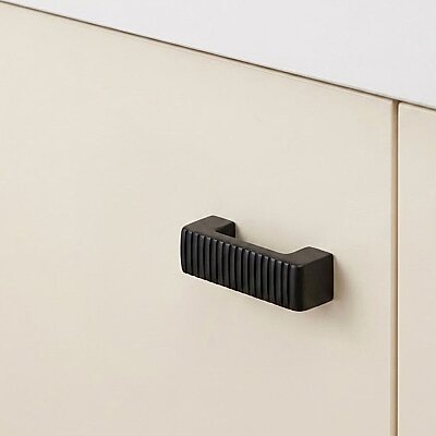 System Düğme Mobilya Kulbu Siyah Renk 32mm Kulp (SY6721 0032 AL6) - System