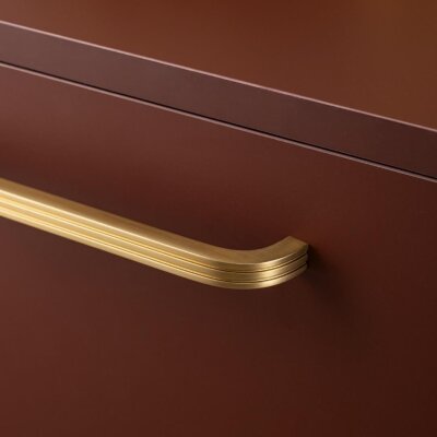 System Mobilya Kulbu Gold Branch Renk 192mm Kulp (SY8310 0192 GB) - System