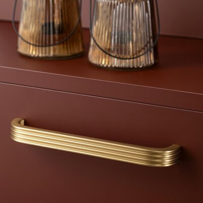 System Mobilya Kulbu Gold Branch Renk 128mm Kulp (SY8312 0128 GB) - System