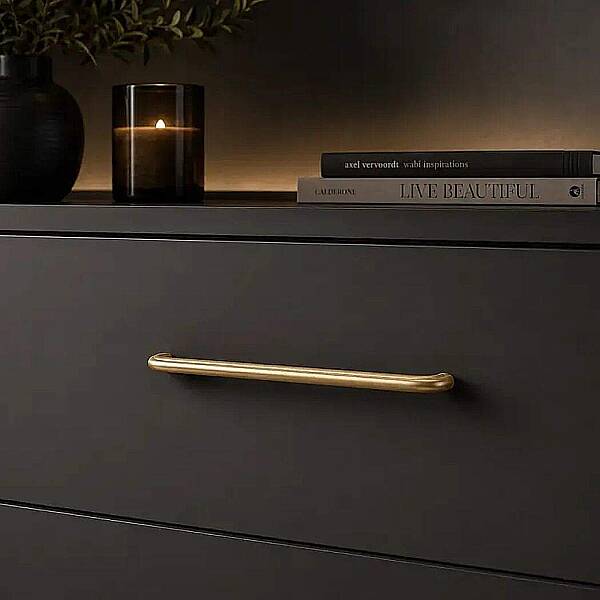 System Mobilya Kulbu Gold Branch Renk 128mm Kulp (SY8315 0128 GB) - 1