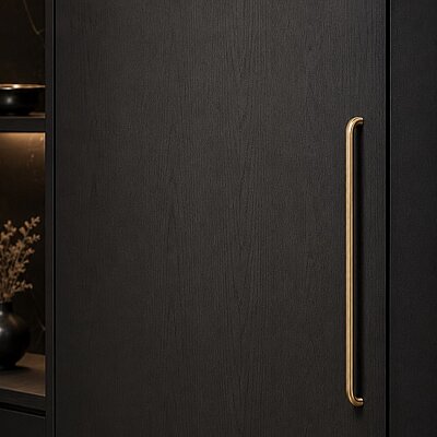 System Mobilya Kulbu Gold Branch Renk 480mm Kulp (SY8315 0480 GB) - System