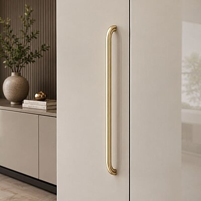 System Mobilya Kulbu Gold Branch Renk 480mm Kulp (SY8315 0480 GB) - System (1)