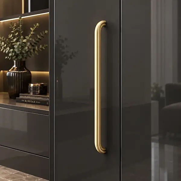 System Mobilya Kulbu Gold Branch Renk 480mm Kulp (SY8315 0480 GB) - 1