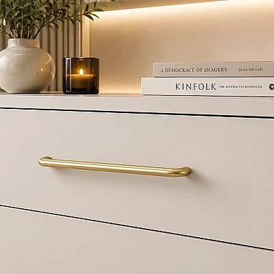 System Mobilya Kulbu Gold Branch Renk 480mm Kulp (SY8315 0480 GB) - 5