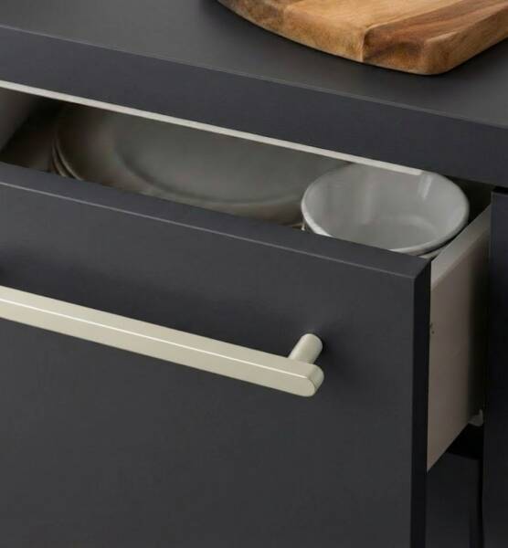 System Mobilya Kulbu Saten Renk 320mm Kulp (SY8702 0320 NB-NB) - 1