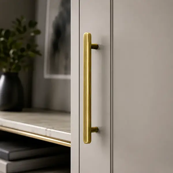 System Mobilya Kulbu Gold Branch Renk 608mm Kulp (SY8702 0608 GB-GB) - 4