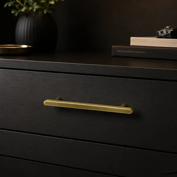 System Mobilya Kulbu Gold Branch Renk 608mm Kulp (SY8702 0608 GB-GB) - 3